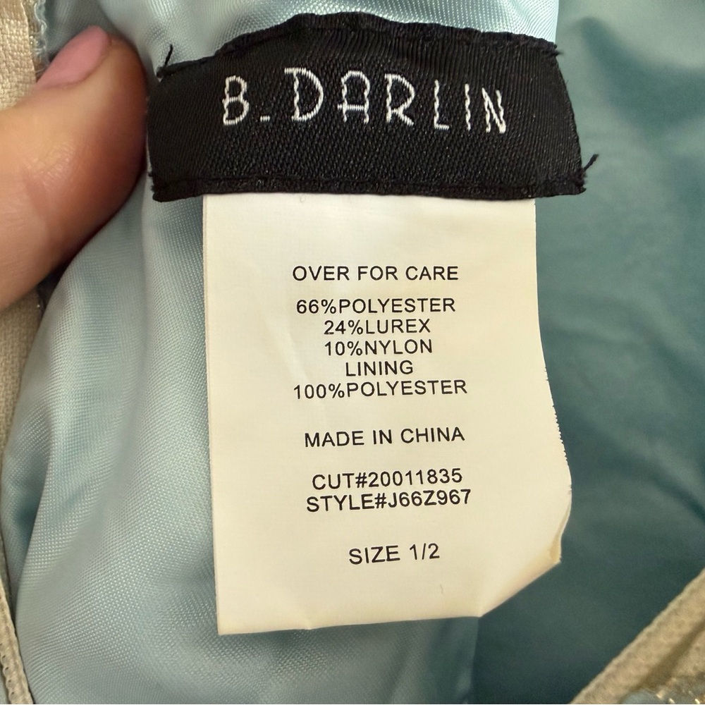 B Darlin full length prom gown - Picture 7 of 10